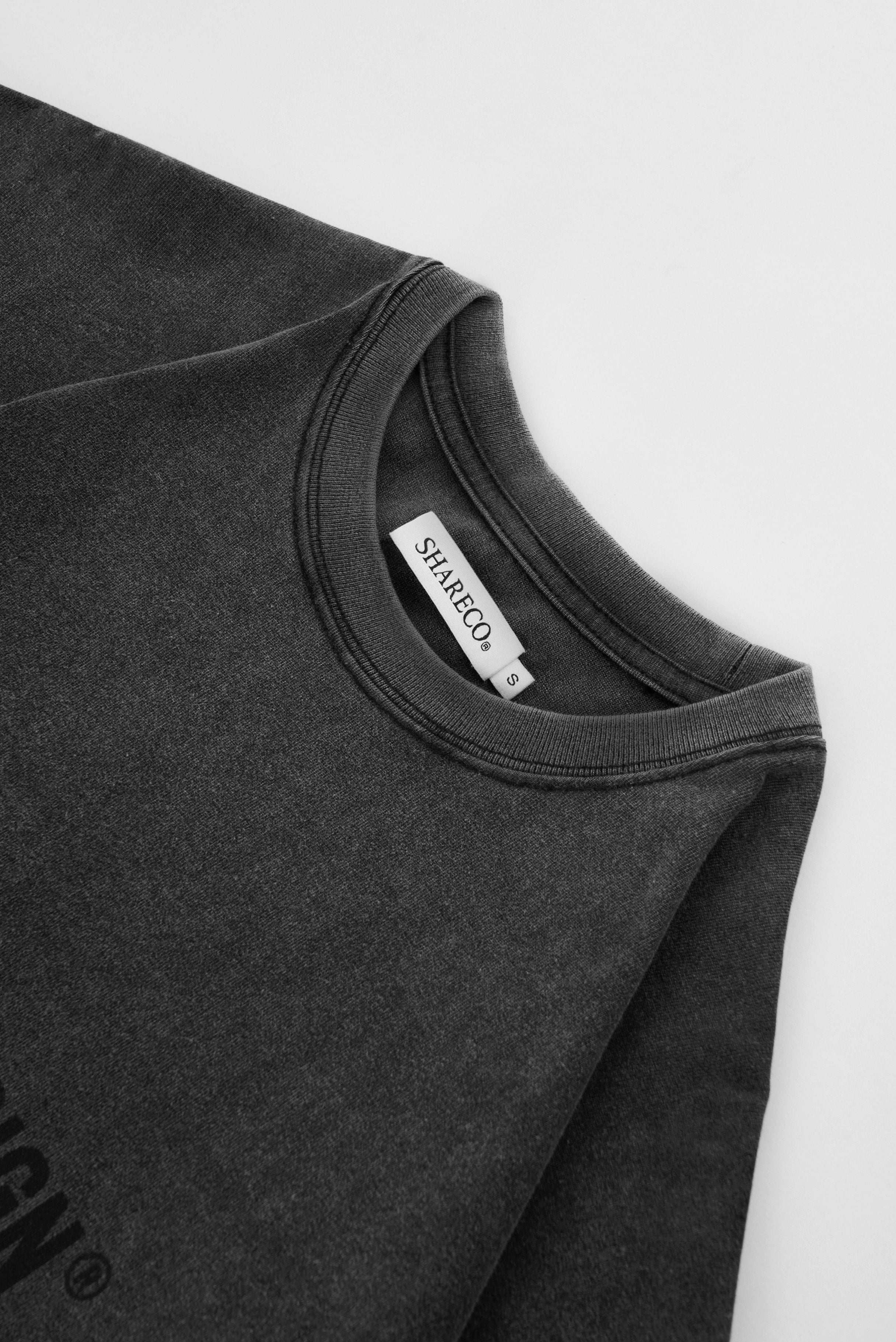 HEAVY WASHED LOGO TEE 水洗 LOGO 短 TEE (八月下旬依訂單順序出貨,現在下訂 優先寄出) - SHARECO DESIGN