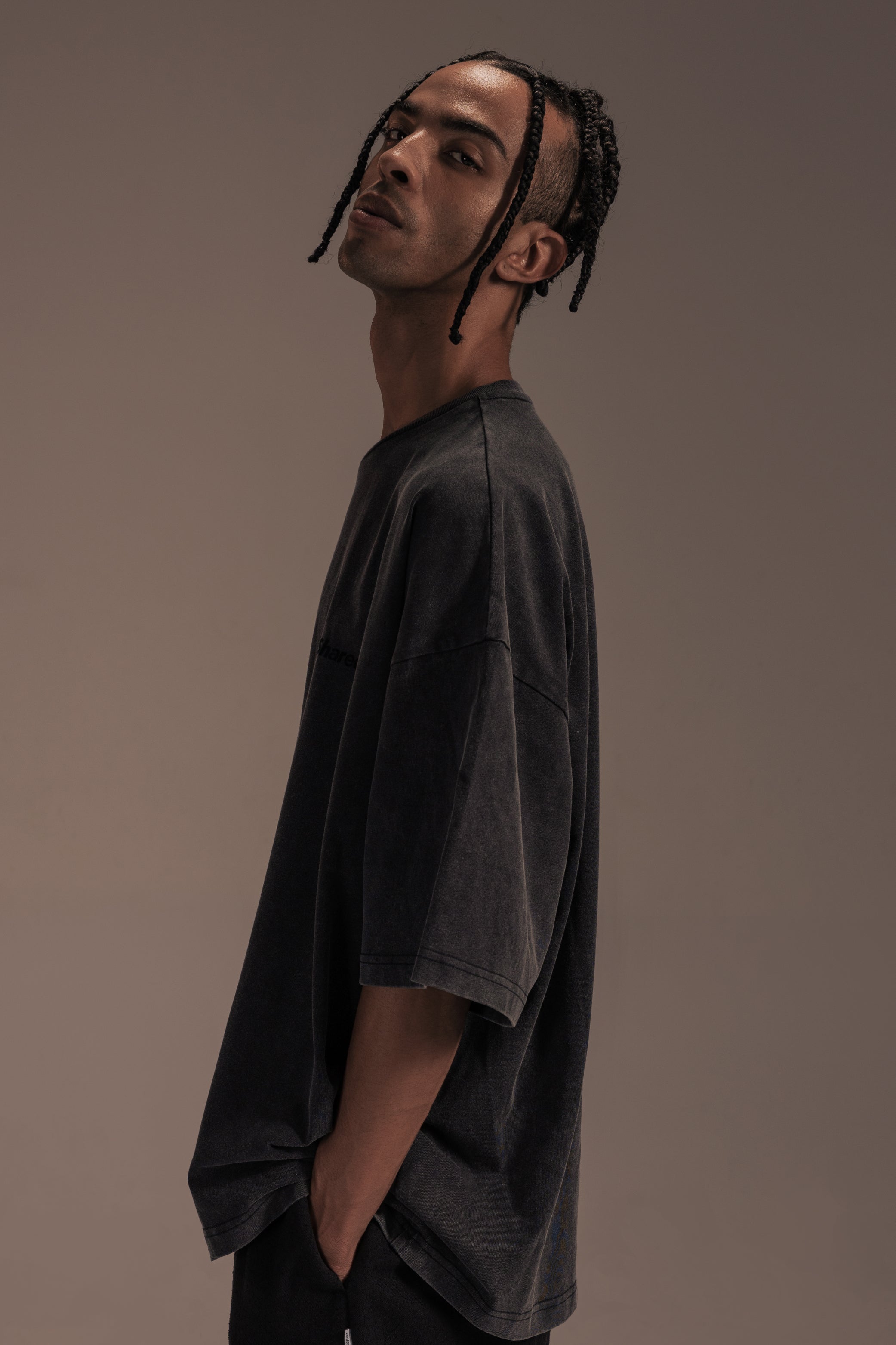 “SHARECOLIFE” WASHED BOXY TEE