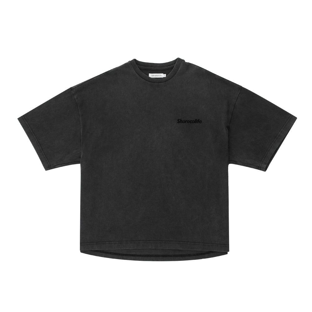“SHARECOLIFE” WASHED BOXY TEE